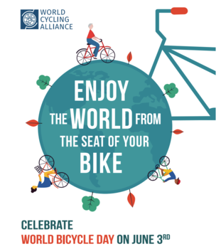 3 juin : Journée mondiale du vélo
