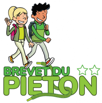 Premiers brevets du piéton - lacet vert en Wallonie !